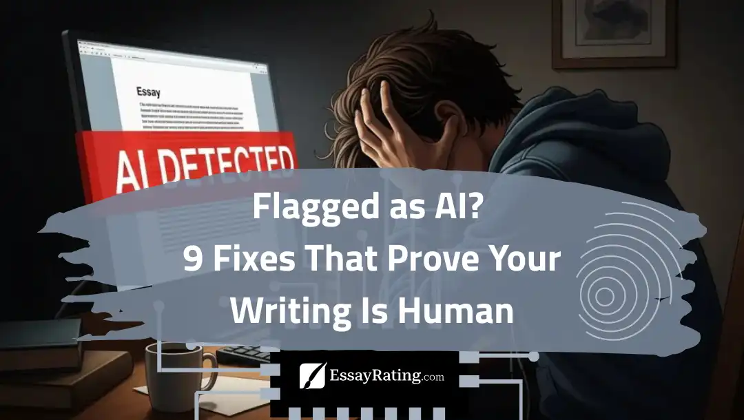 Student frustrated after essay flagged as AI — 9 fixes to make writing human
