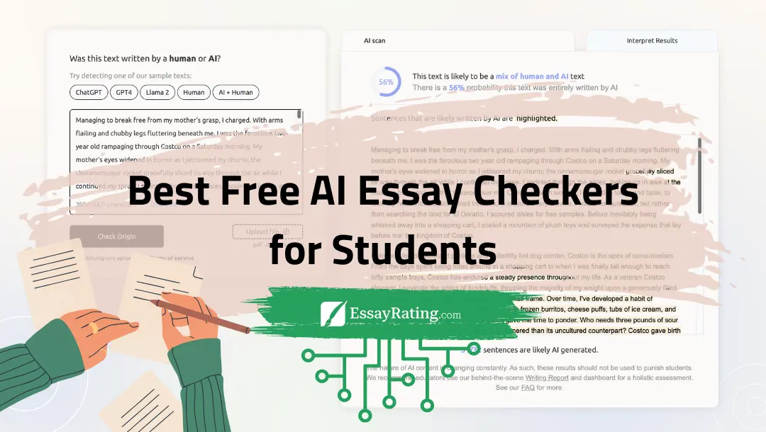 Best free AI essay checkers for students compared to Turnitin