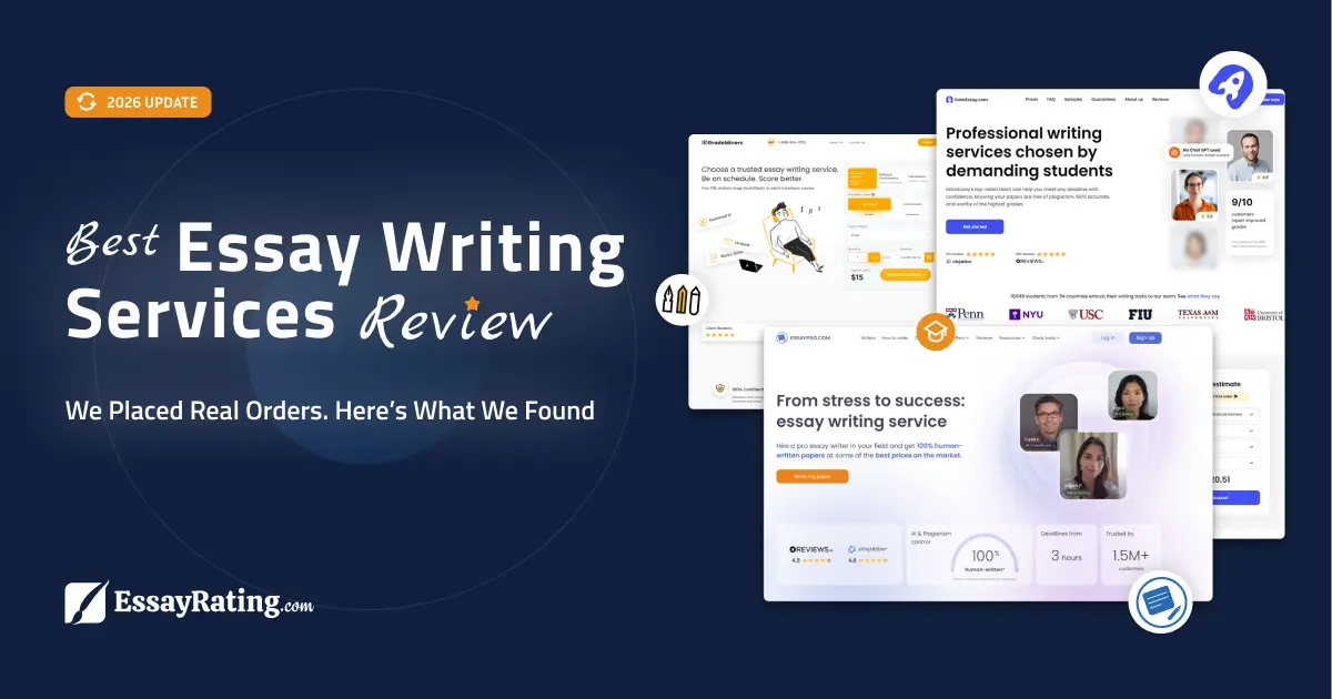 Best Essay Writing Services 2026 Ranked and Tested